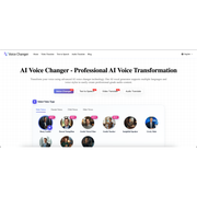 Voice Changer – AI Voice Transformation Tool